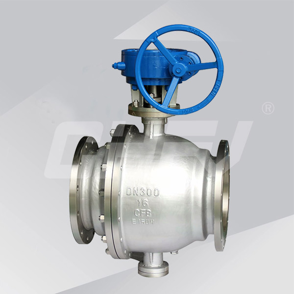 Stainless steel fixed ball valve