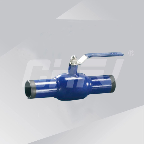 Welded steel ball valve