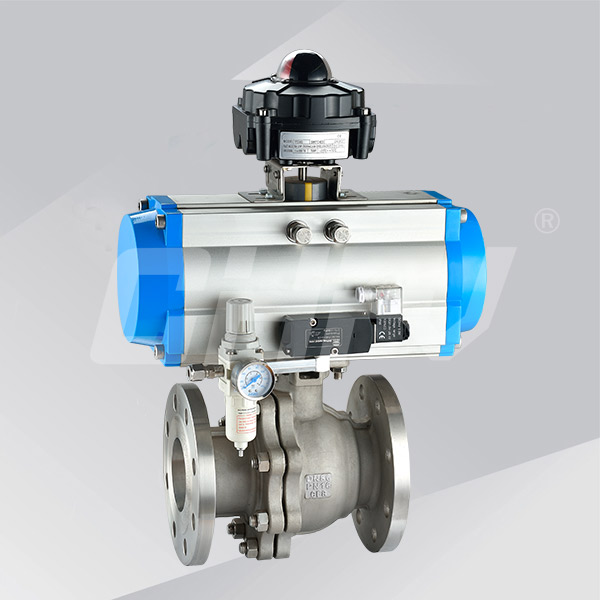 Pneumatic high platform ball valve