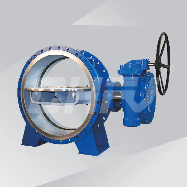 Large diameter metal seal butterfly valve