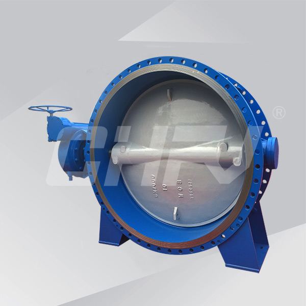 Large diameter metal seal butterfly valve