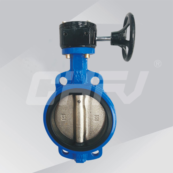 Wafer-type soft sealing butterfly valve