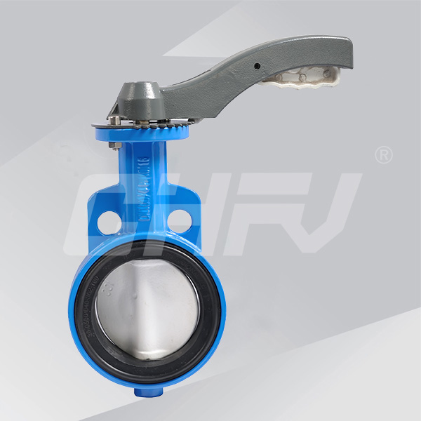 Aluminum pinless handle butterfly valve