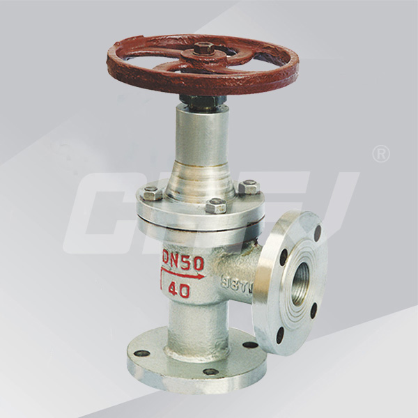 Angle gas valve