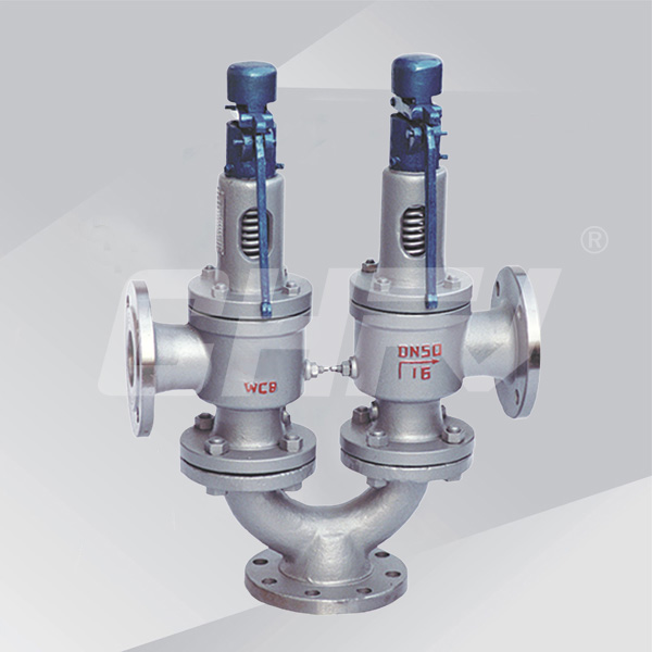 Double spring-loaded safety valve