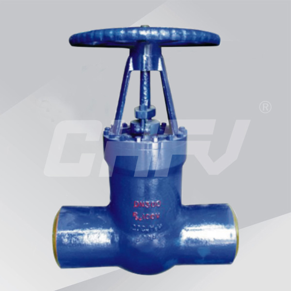 High temperature and pressure welding gate valve