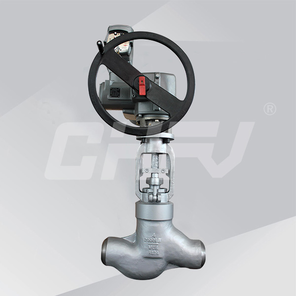 Electric welding stop valve