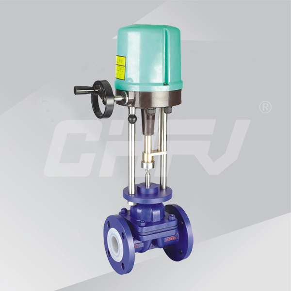 Electric lined diaphragm valve