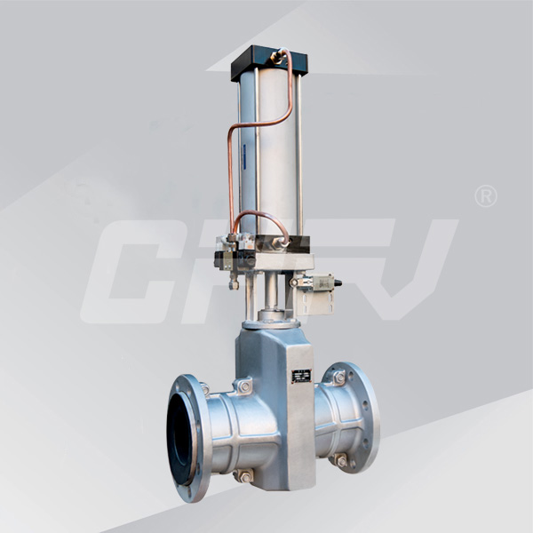 Pneumatic pipe clamp valve