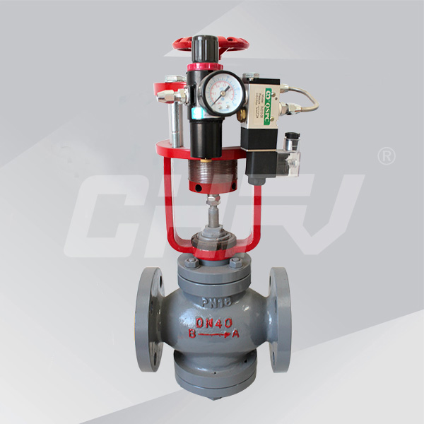 Pneumatic piston cut-off valve