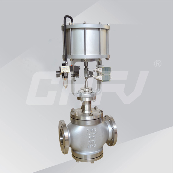 Double-oriented shut-off valve