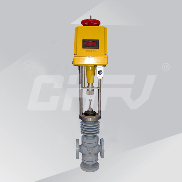 Confluence shunt temperature control valve