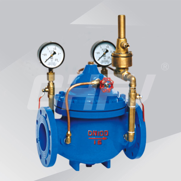 Diaphragm multi-function pump control valve 