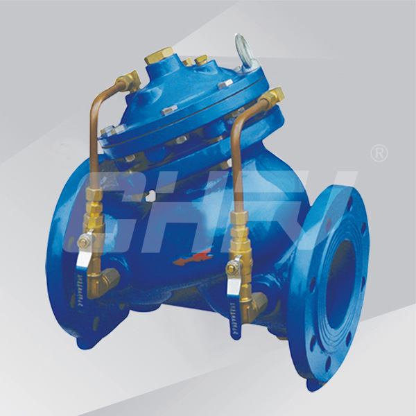 Diaphragm multi-function pump control valve