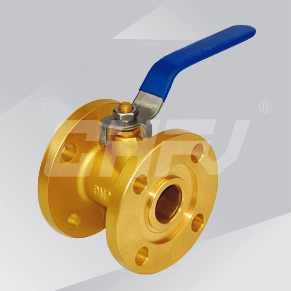 Brass flanged ball valve