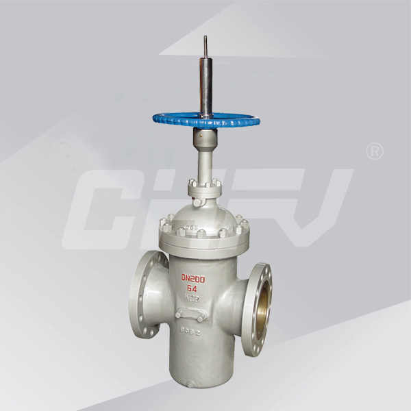 Medium pressure flat gate valve