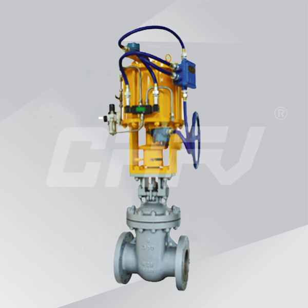 Pneumatic parallel cut off valve