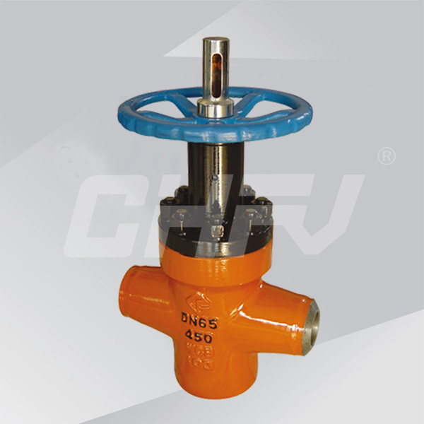 Welded high-pressure flat gate valve