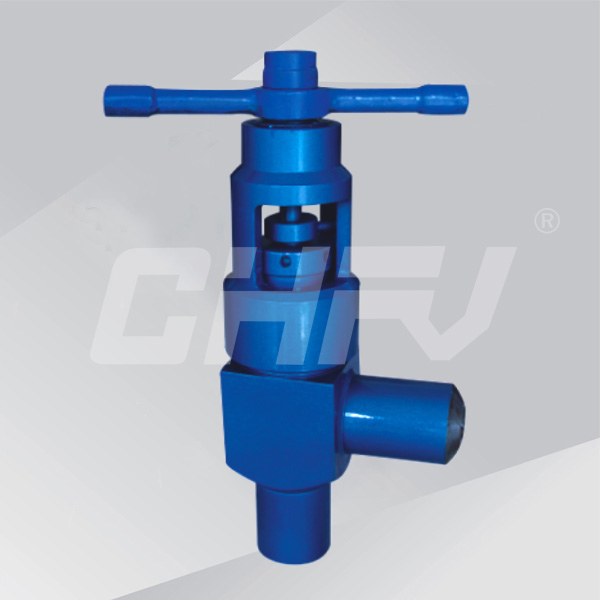 Angle throttle valve