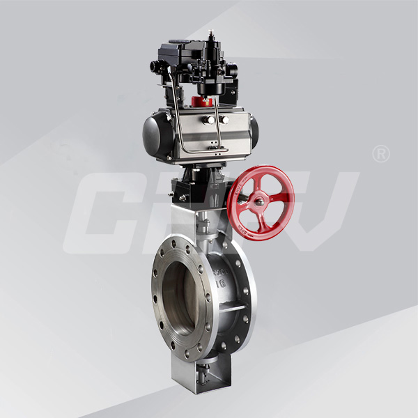 Pneumatic butterfly valve