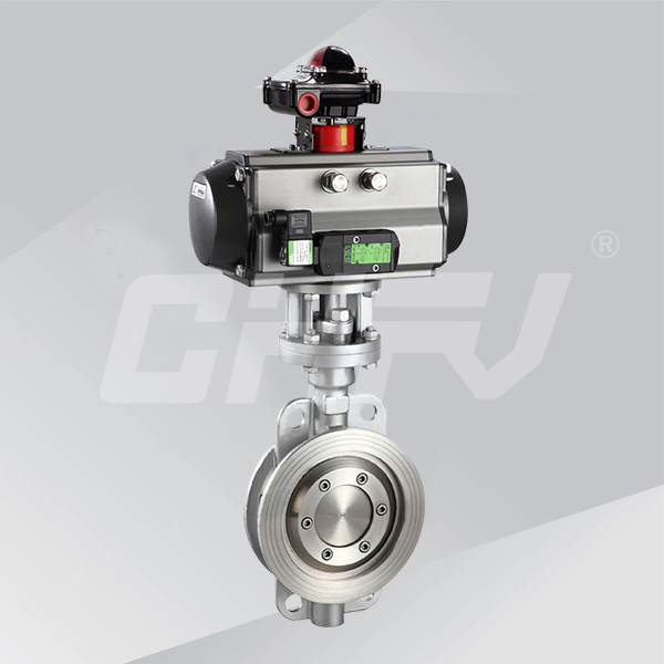 Pneumatic sealing butterfly valve