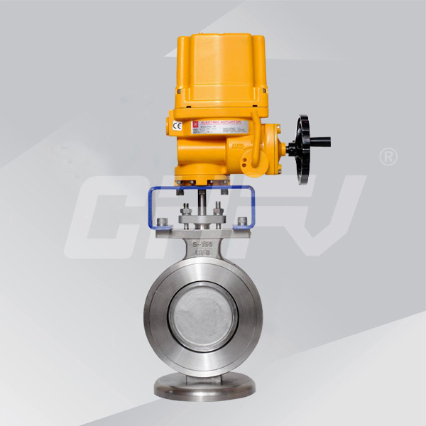 Electric high-performance butterfly valve