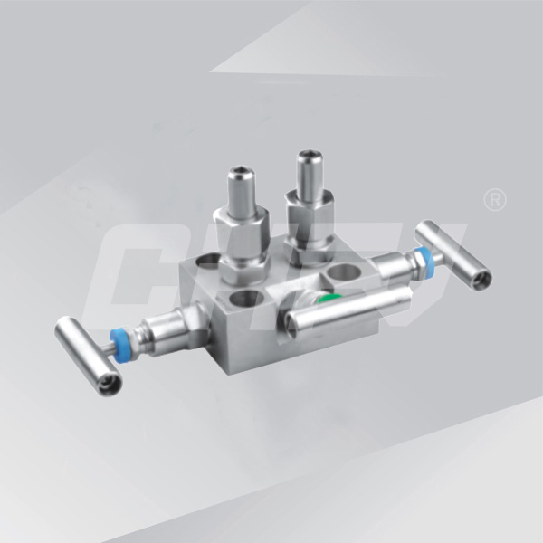 Integrated three valve